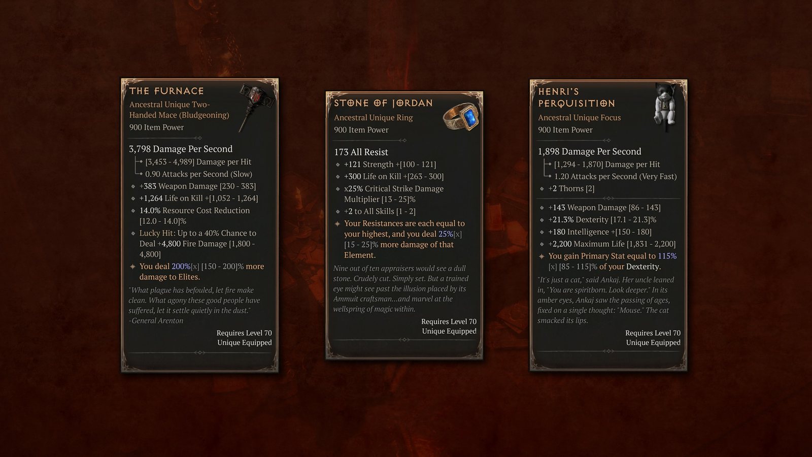Season 15 neue Items: die Legacy-Uniques aus 30 Jahren Diablo